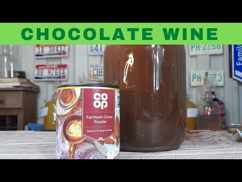 Divine Chocolate Wine 🍫🍷 Recipe and Method