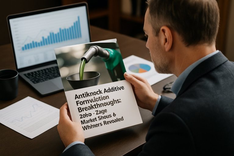 Durchbrüche bei der Formulierung von Antiklopfzusätzen: Marktveränderungen und Gewinner von 2025–2030 enthüllt